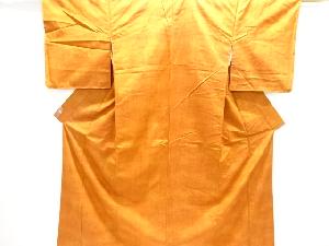 雨縞模様織り出し手織り紬着物